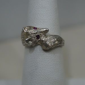 Sterling Silver (.925) Custom Made Fox Ring